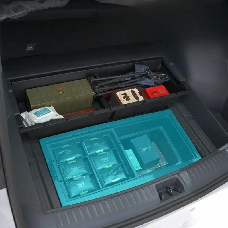 Upper and Lower Trunk Storage Boxes for Geely EX5 Geely2