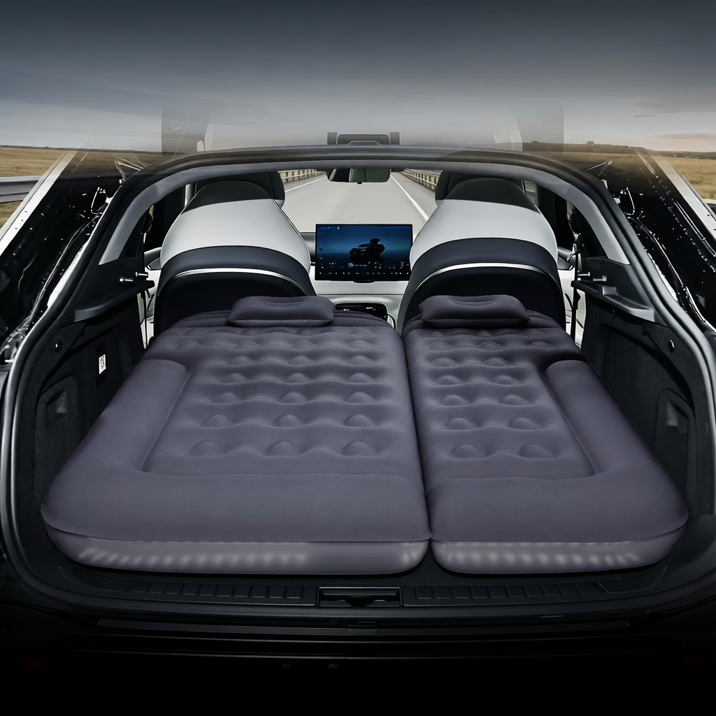 Custom Fit Inflatable Car Mattress for Deepal L07 SUV | Rear Seat and Trunk Sleeping Pad for Camping and Road Trips
