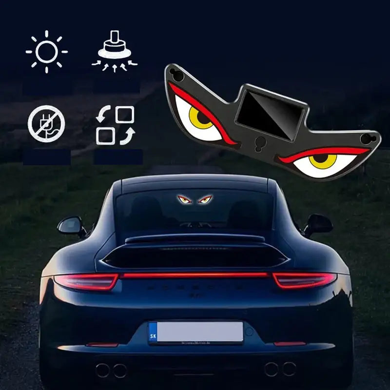 Solar Devil Eye LED Warning Light BYD1