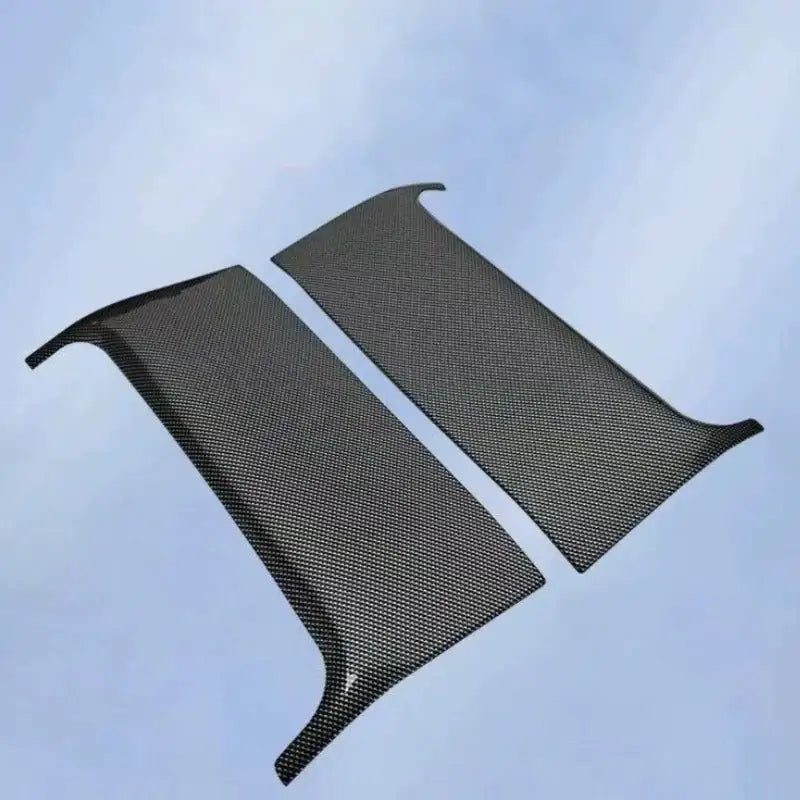 Car Seat Rear Kick Plate Carbon Fiber Pattern for Chery iCAR V23