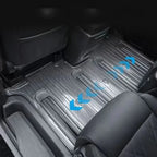Alfombrillas de Fibra de Carbono para Pies y Equipaje para GAC MOTOR GN8 (GM8)