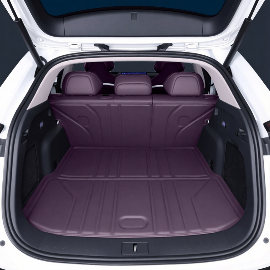 3D Full-Coverage Trunk Mat for 2024-2027 Deepal S05 L06 S07 | Nappa Leather Cargo Liner