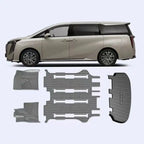 Alfombrillas de Fibra de Carbono para Pies y Equipaje para GAC MOTOR GN8 (GM8)