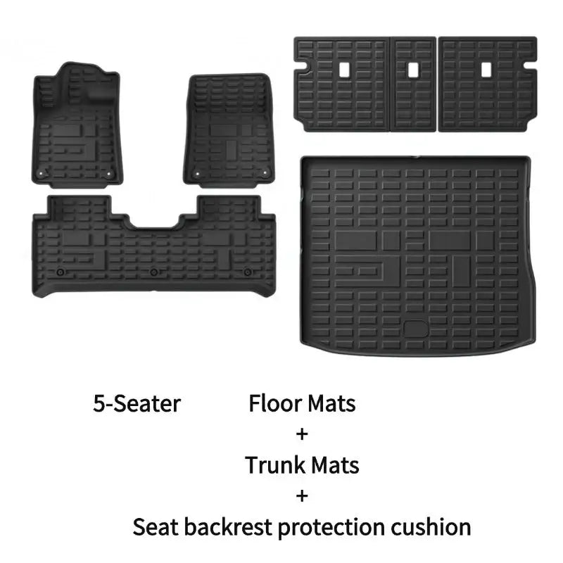 All Weather Floor Mats Interior Liners for Chery Jetour G700