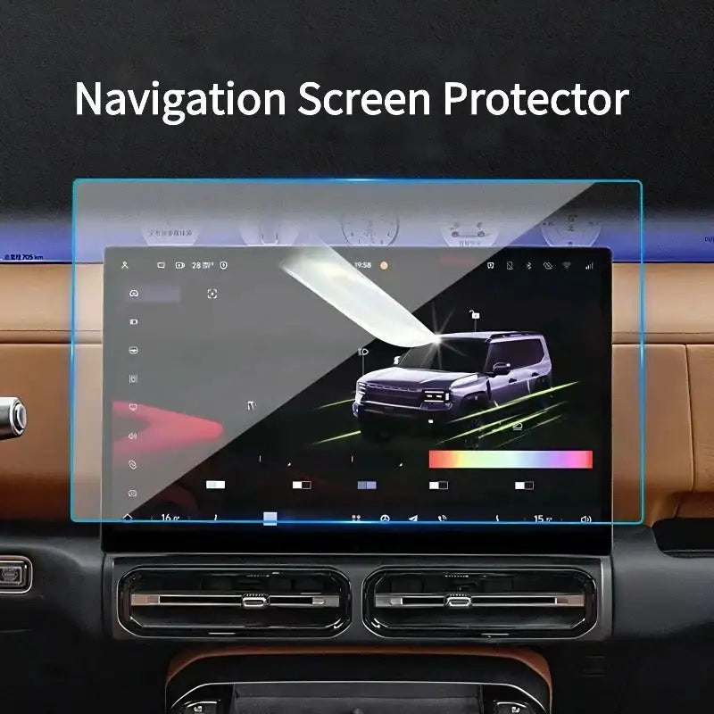 Navigation Dashboard Tempered Film For Chery Jetour G700