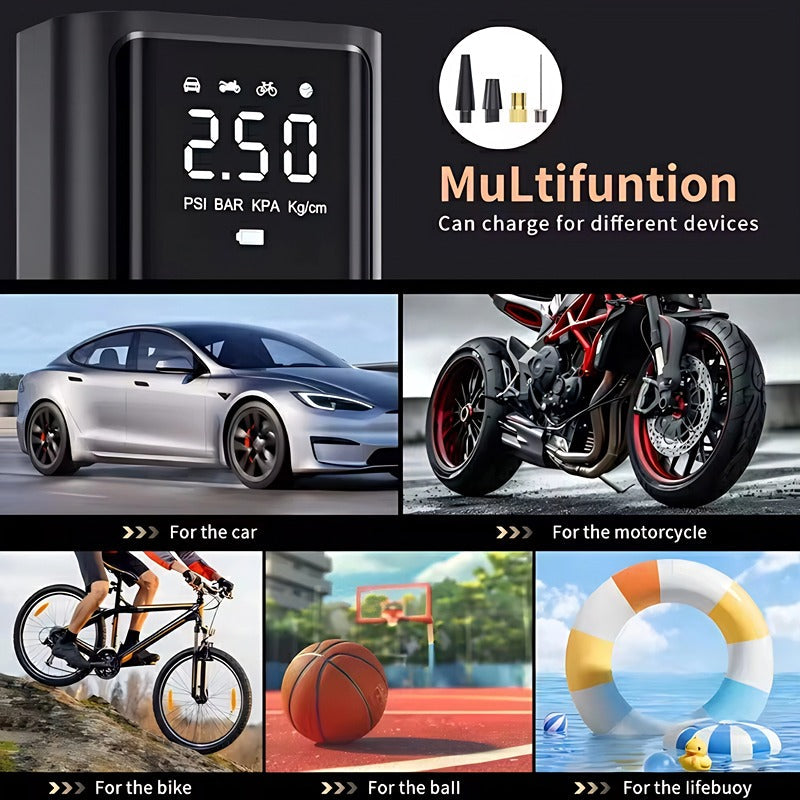 Tragbarer wiederaufladbarer kabelloser elektrischer Reifenfüller für BYD