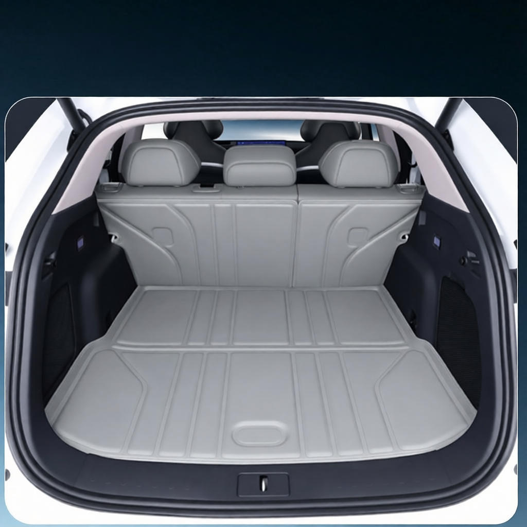 3D Full-Coverage Trunk Mat for 2024-2027 Deepal S05 L06 S07 | Nappa Leather Cargo Liner