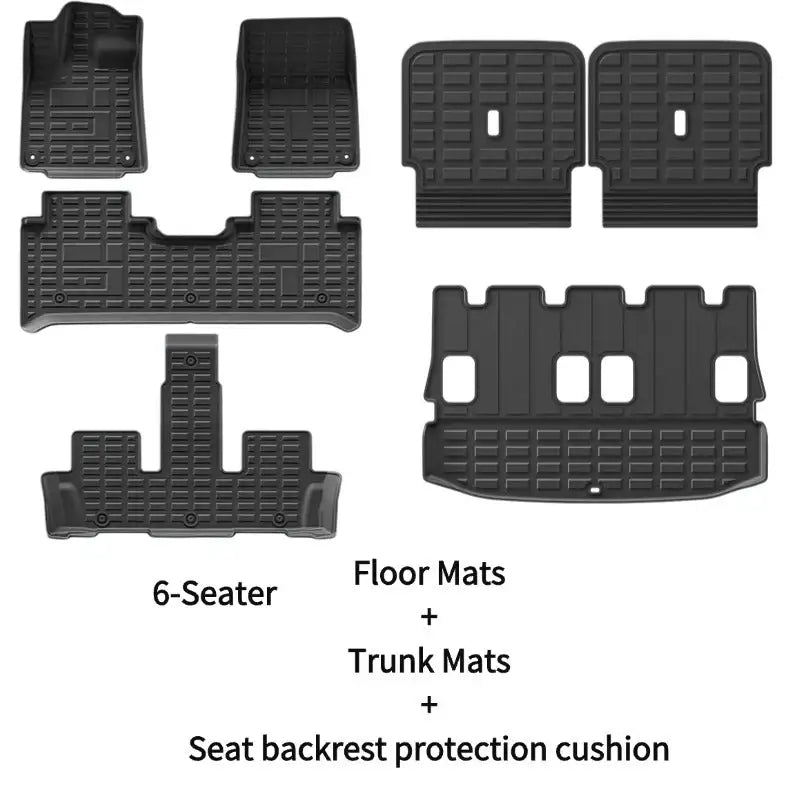 All Weather Floor Mats Interior Liners for Chery Jetour G700
