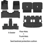 All Weather Floor Mats Interior Liners for Chery Jetour G700