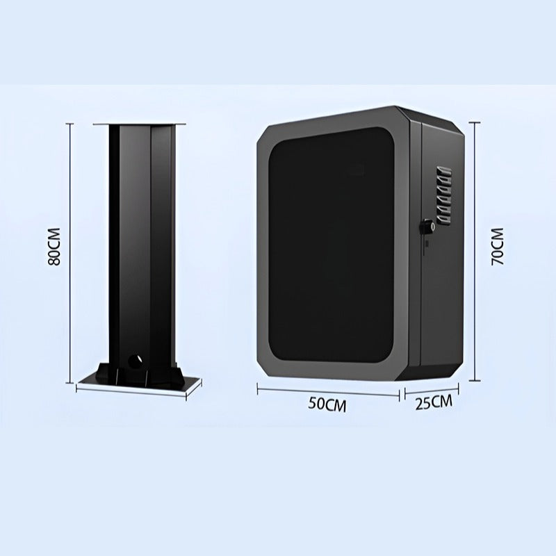 Caixa de proteção para posto de carregamento de VE