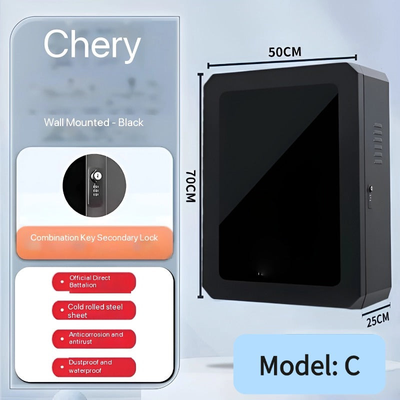 Caixa de proteção para posto de carregamento de VE