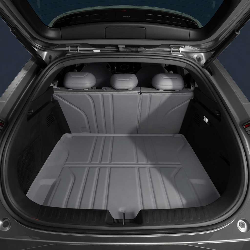 3D Full-Coverage Trunk Mat for 2024-2027 Deepal S05 L06 S07 | Nappa Leather Cargo Liner