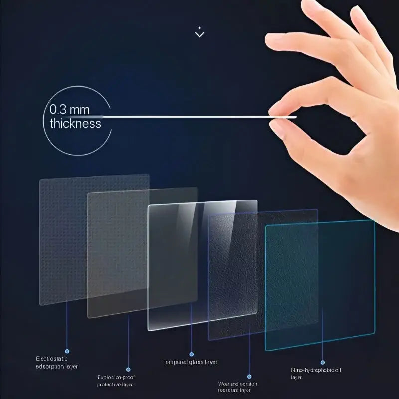 Tempered Glass Screen Protector Fro Chery Jetour X90 Plus CHERY2