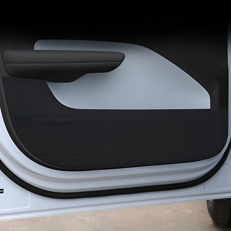 Carbon Fiber Car Door Sill Protectors & Anti-Kick Mat for Volvo EX30