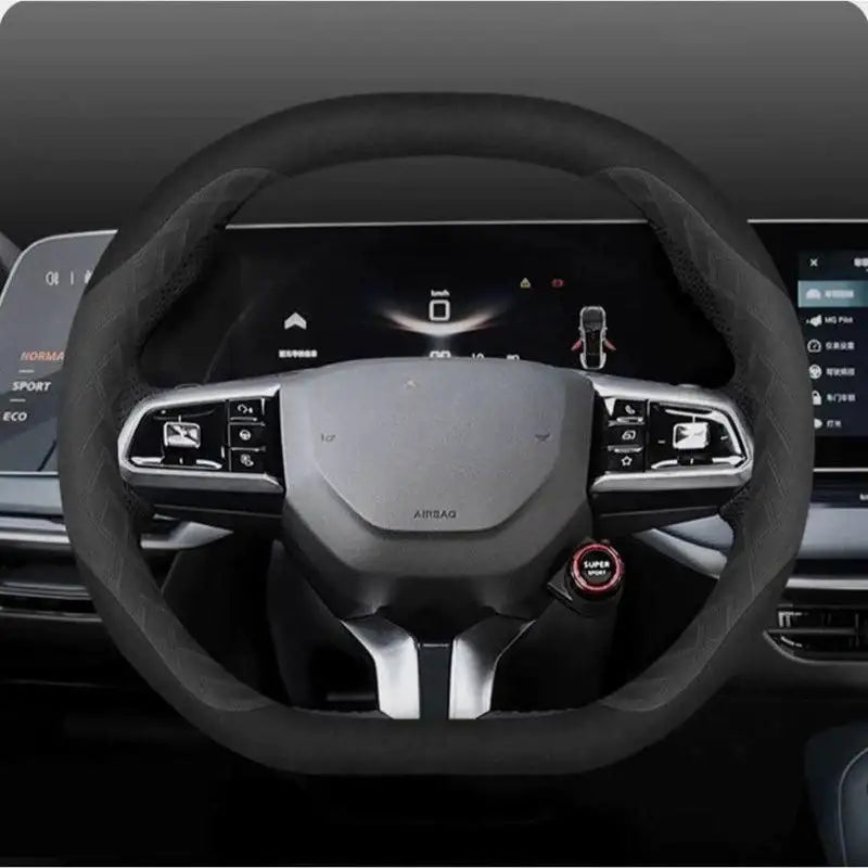 Nappa Leather Steering Wheel Cover for Geely EX5/Geely Starray EM-i Geely5