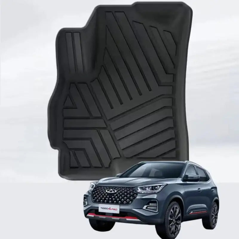 Right Rudder/Left Rudder All Weather Floor Mats Interior Liners for Chery Tigoo 4 Pro