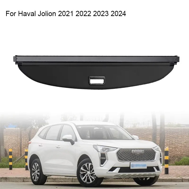 Haval Jolion 2021-2025 Auto Trunk Curtain Organizer Cover | Retractable Cargo Shade with Bracket Holders