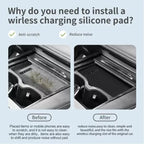 Non-slip silicone mat for car charging place for Chery Omoda CHERY3