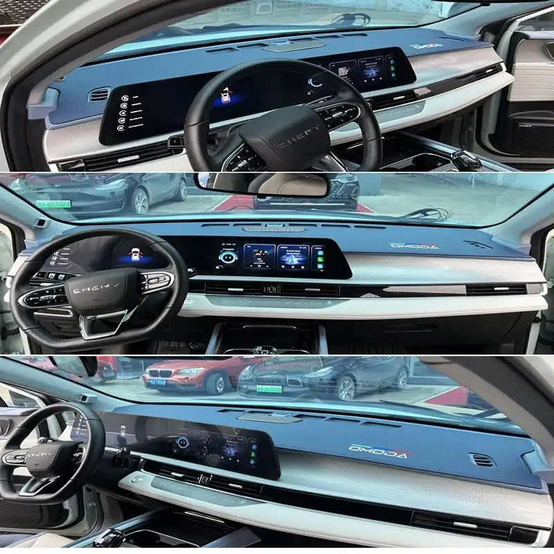 Alfombrillas solares para tablero de coche para Omoda