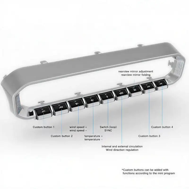 Multi-function physical buttons for vehicle retrofitting, suitable for Chery Jetour T2 & T2 PHEV