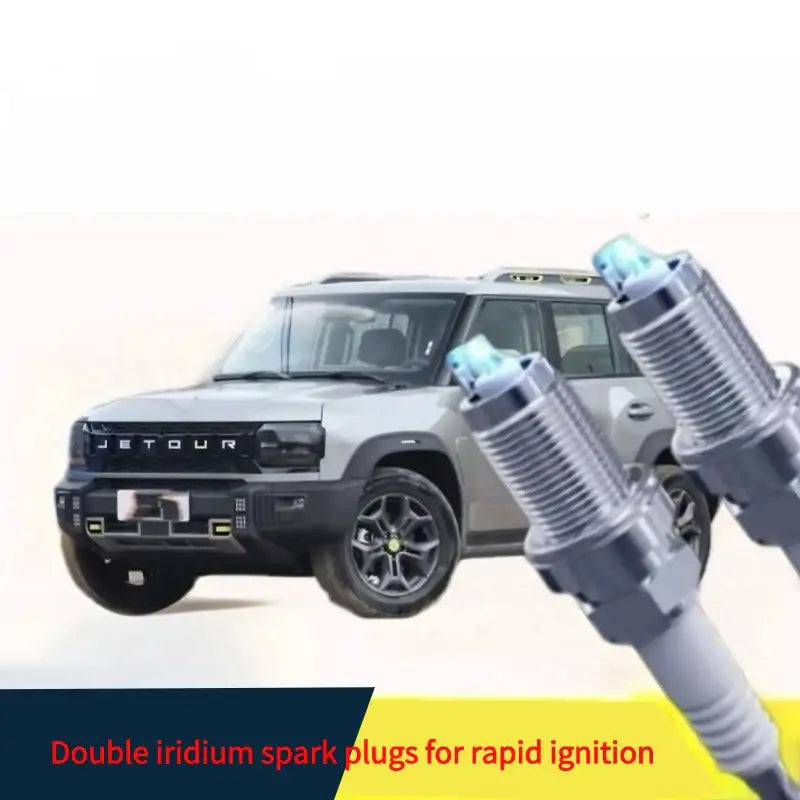 Dual iridium spark plugs for cars are suitable for Chery Jetour T2 & Jetour T2 PHEV