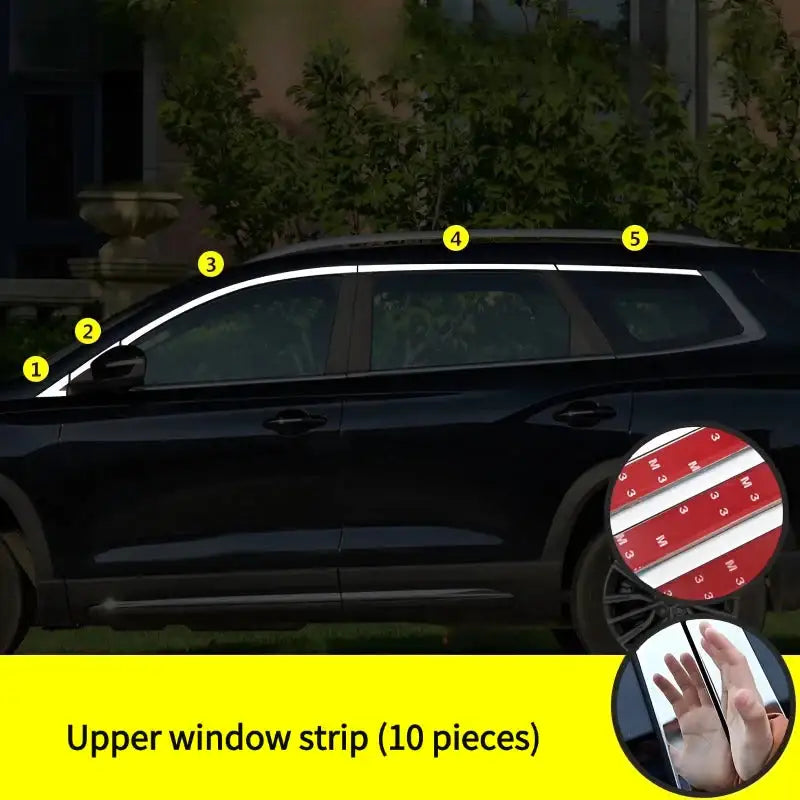 Car Window Trim Bright Strip for Chery Jetour X90 Plus CHERY5