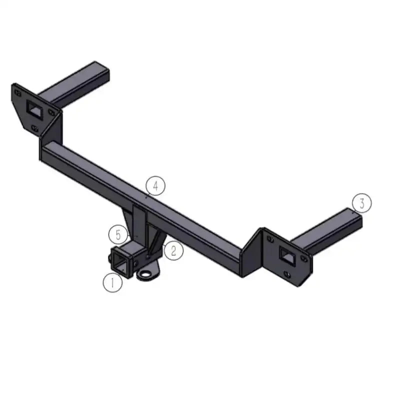 Car Rear Trailer Bar Conversion Assembly & Trailer Hitch CHERY1