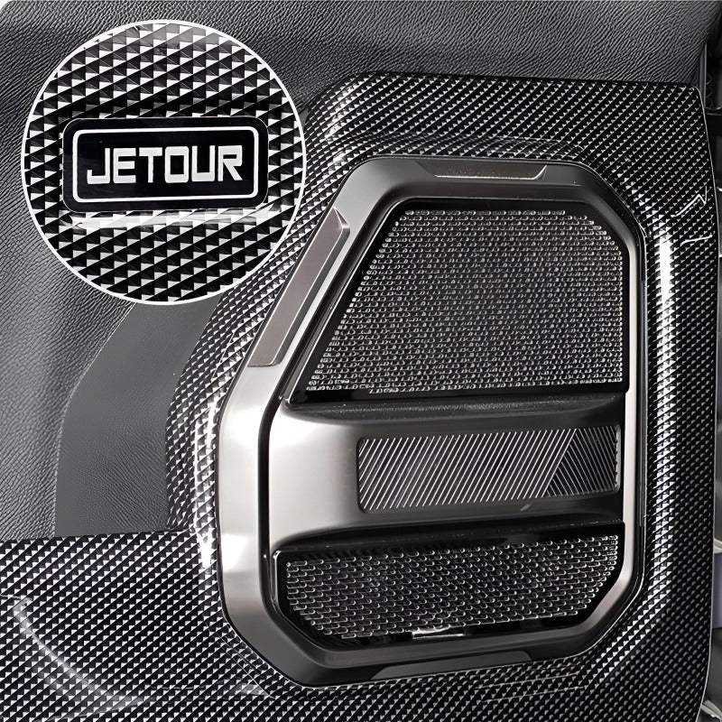 Carbon fibre door kick protection for Chery Jetour T2 CHERY4