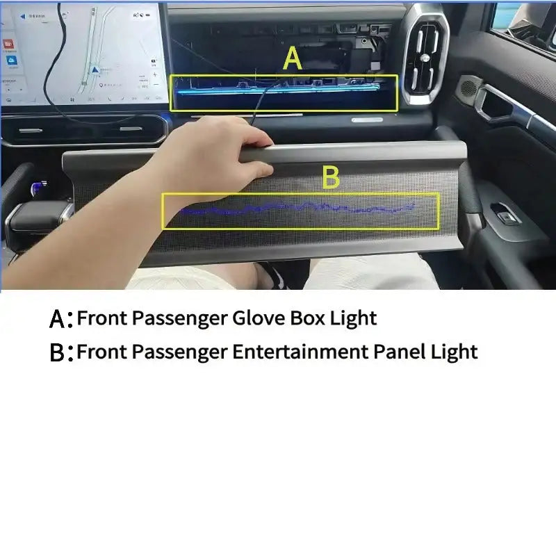 Automotive 318 Ambient Lighting for Chery Jetour T2 & Jetour T2 PHEV