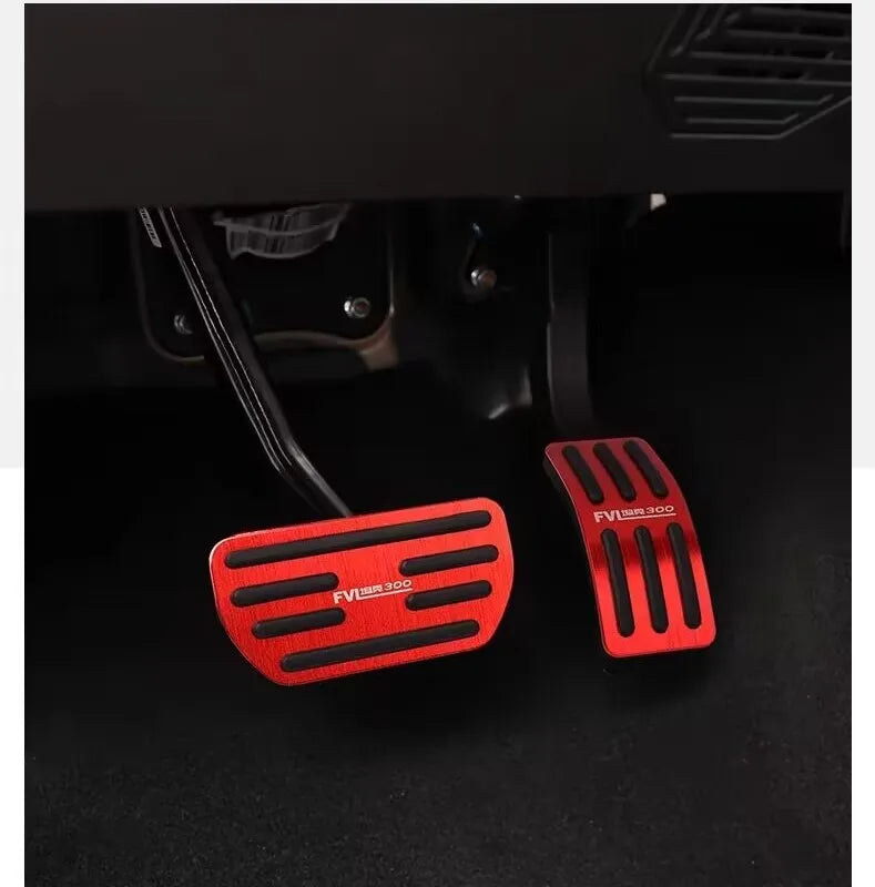 Great Wall GWM Tank 300 2021-2022 Stainless Steel Accelerator Brake Pedal Pad Set Non-Slip Cover
