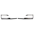 Black Warrior Kit Blackened Bright Strip Decorative Trim For Great Wall Tank 500 2022 2023 2024 Front Fog Light Accent