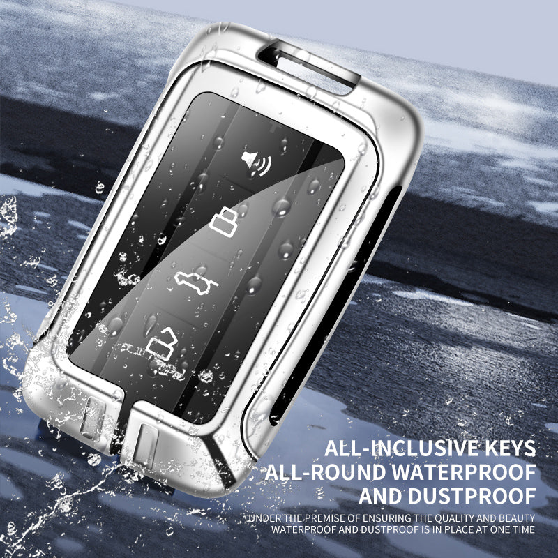 Zinc Alloy Leather TPU Car Remote Key Case Key Chain For Great Wall GWM WEY Tank 300 500 Accessory