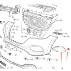 Front Bumper Fog Lamp Decorative Frame for MG HS MG4
