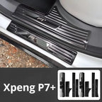 Tira Protectora Antipateadura para Pedales de Puerta Delantera y Trasera y Tira Protectora para Maletero XPENG P7+
