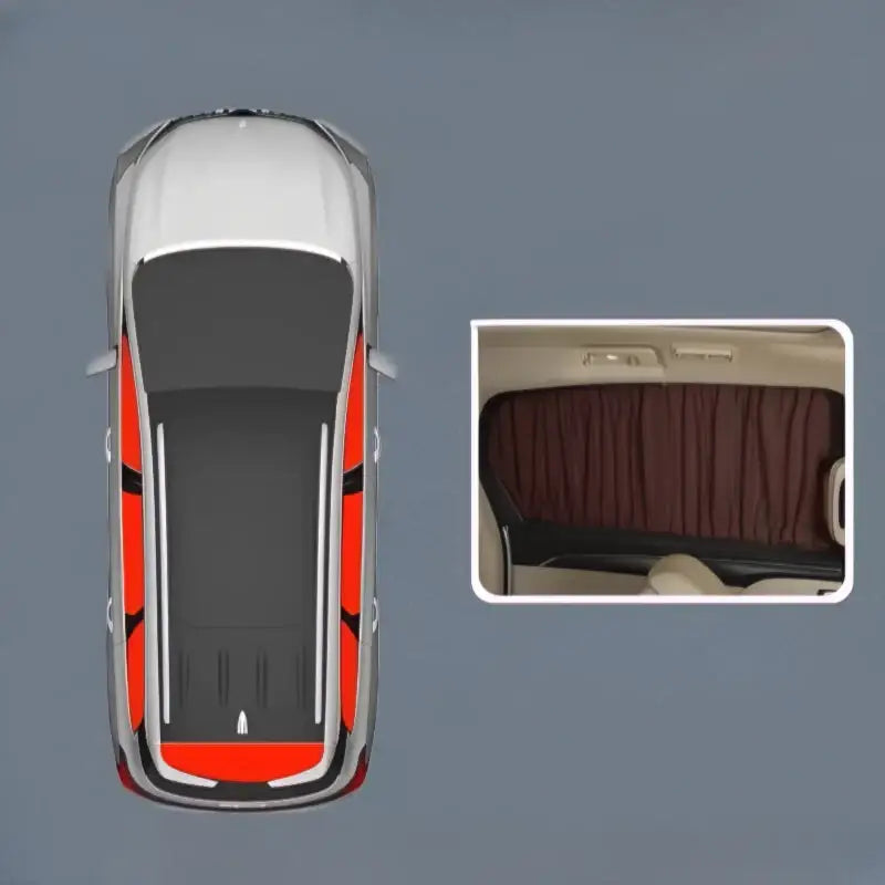 適用於小鵬X9的車窗遮陽簾