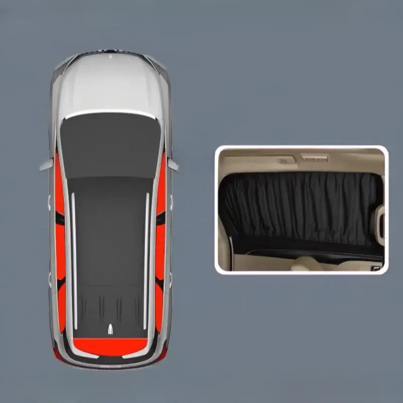 適用於小鵬X9的車窗遮陽簾