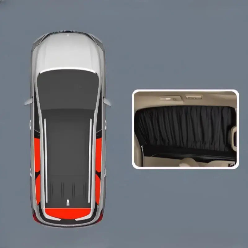 適用於小鵬X9的車窗遮陽簾