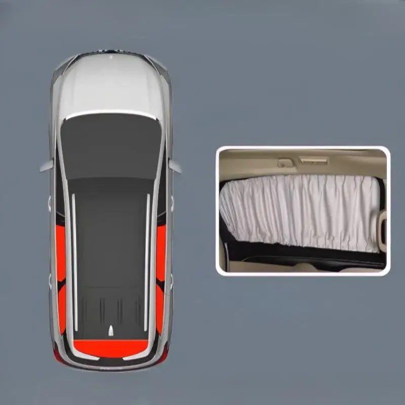 適用於小鵬X9的車窗遮陽簾