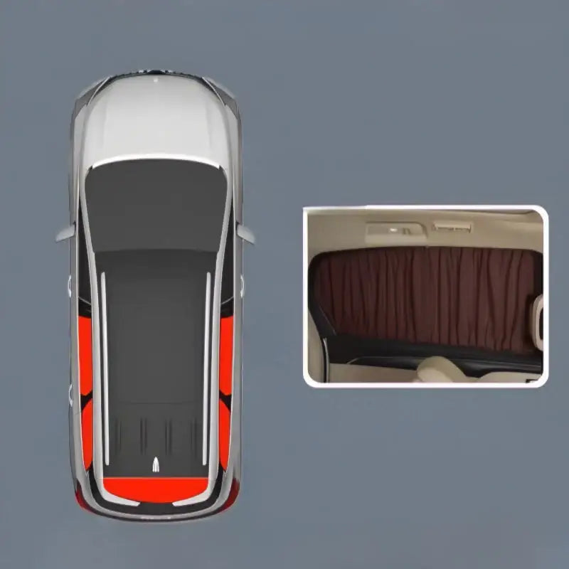 適用於小鵬X9的車窗遮陽簾