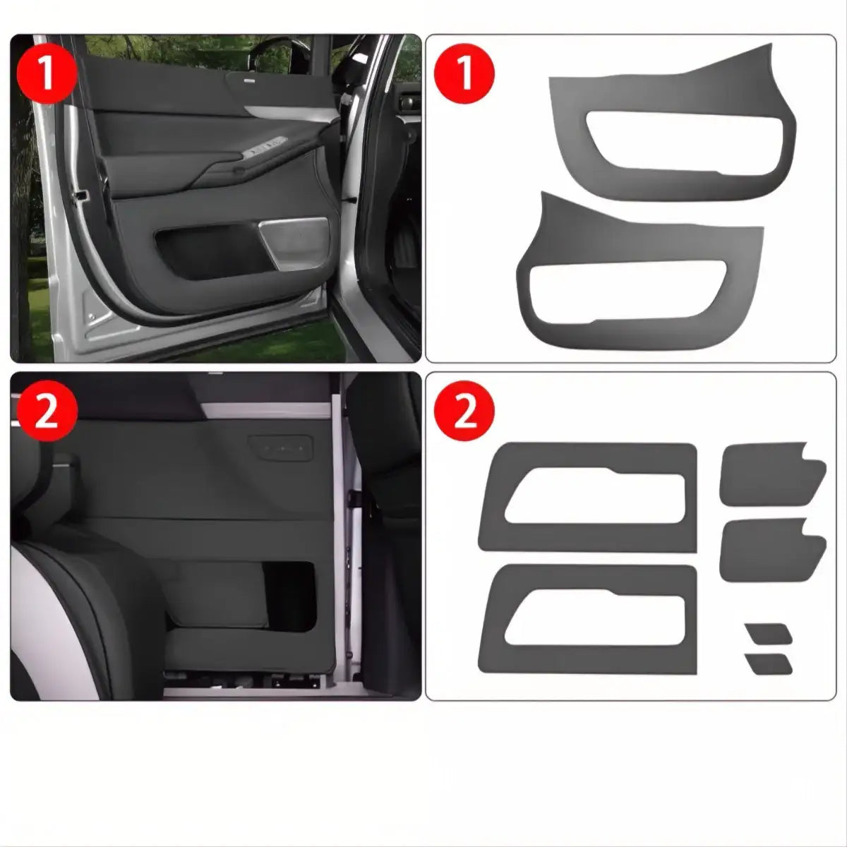 小鵬X9車門防踢保護墊