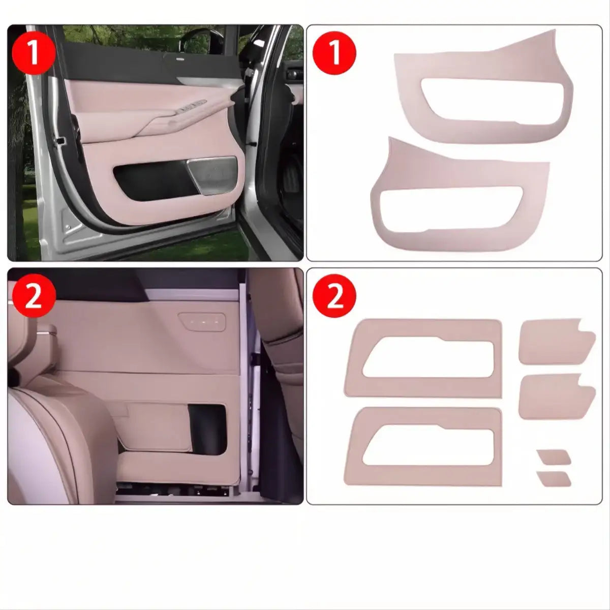 小鵬X9車門防踢保護墊