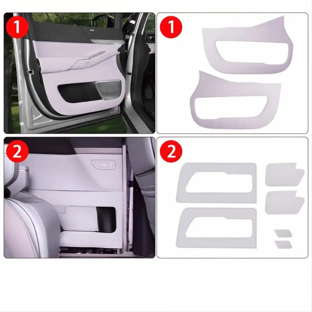 小鵬X9車門防踢保護墊