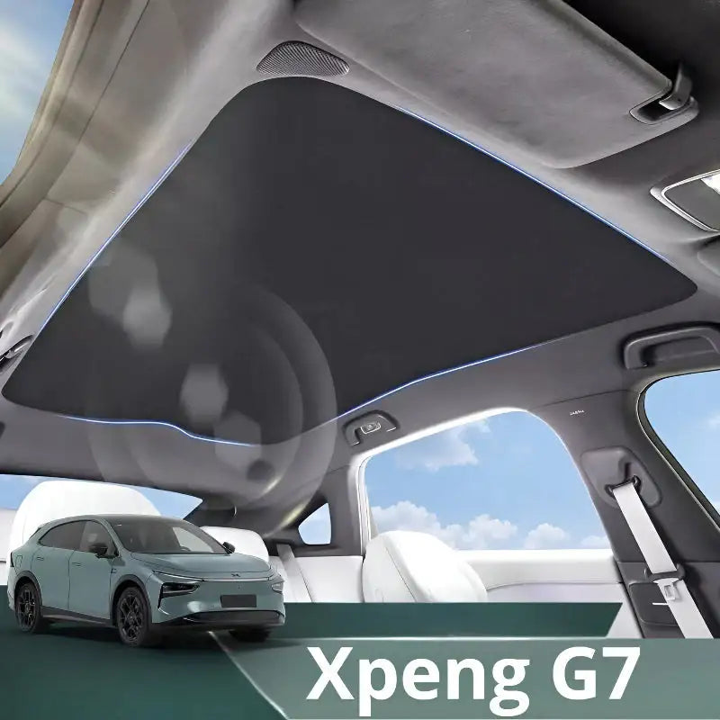小鵬G7車頂遮陽簾