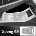小鵬G9中控台下部收納盒