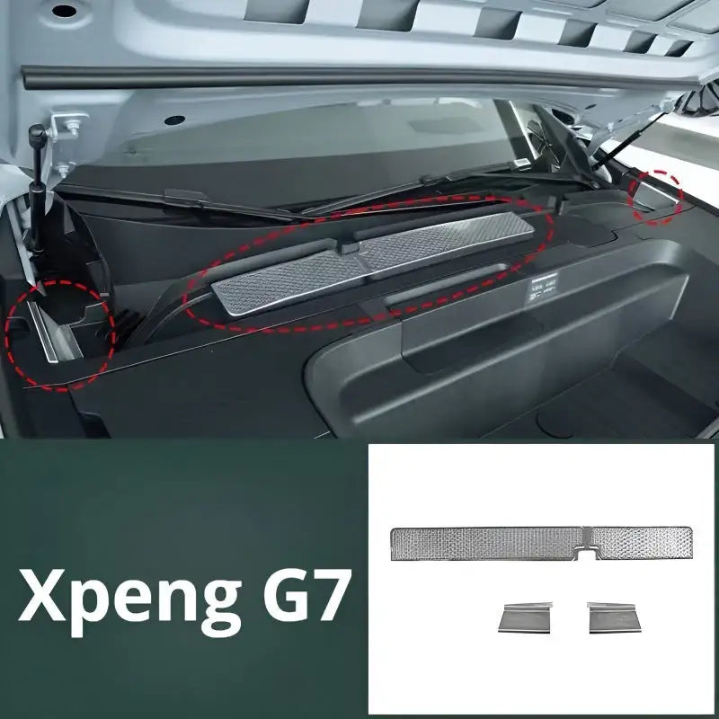 小鵬G7網狀導水格柵通道