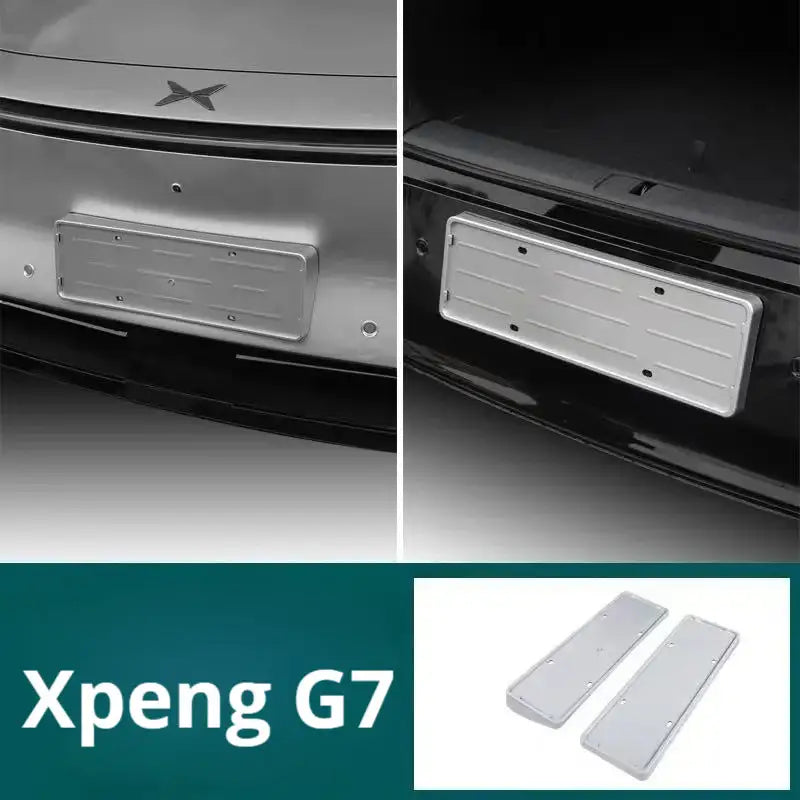 小鵬G7牌照框（兩片式）