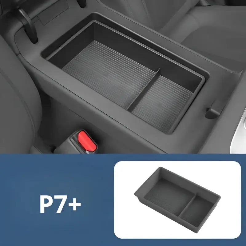 P7+ Armrest storage box& Center Console Silicone Pad & Lower Center Console Storage Box XPENG1