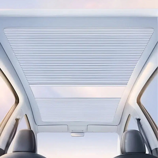 XPeng Retractable Roof Sunshade Skylight Blind Glass Heat Insulation Shield | carblaze 1