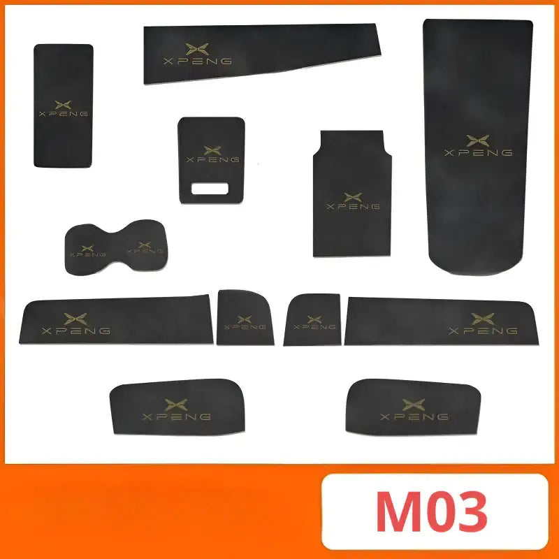 M03 Non-Slip Interior Door Groove Gate Pad XPENG5