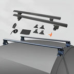 Barre transversale de porte-bagages de toit Xpeng P7+ P7 P7i (deux barres)
